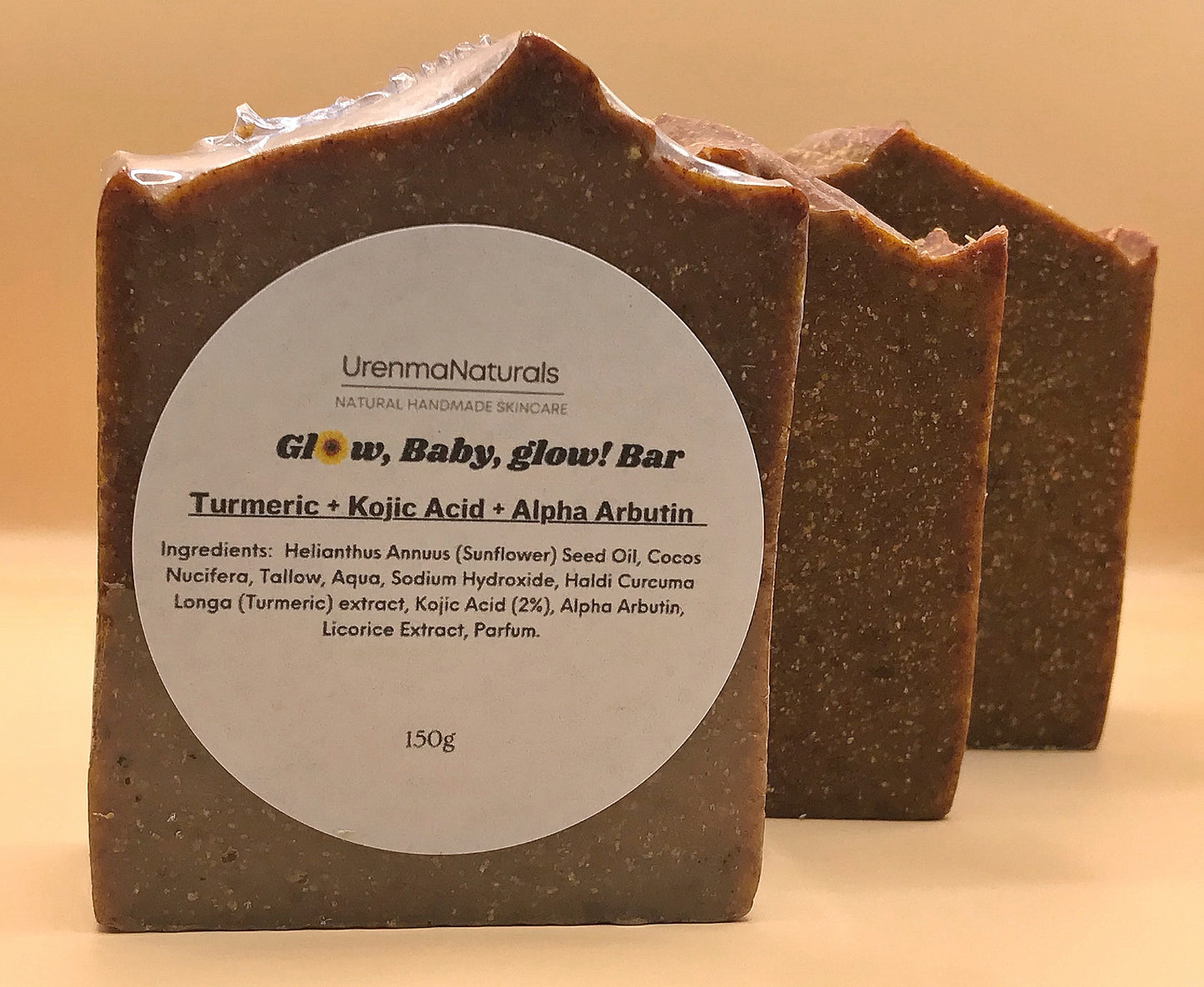 3 Bars of Turmeric x Kojic Acid x Alpha Arbutin Glow Soap