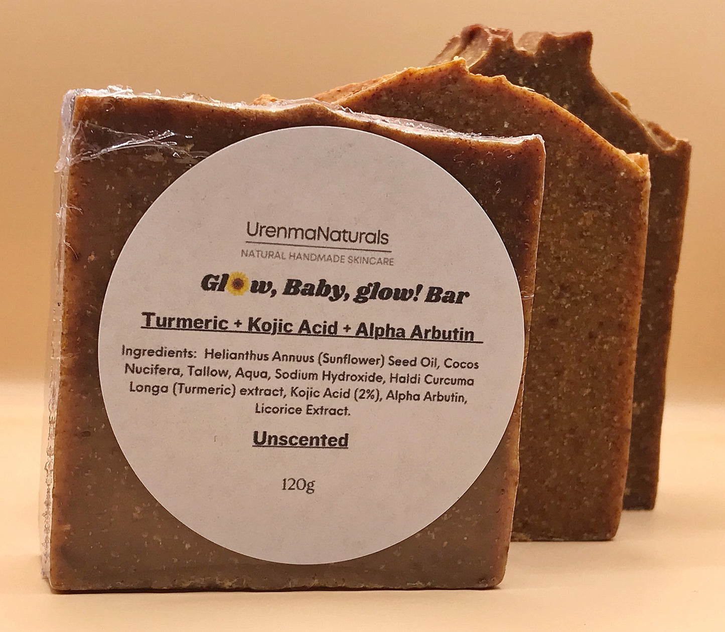 3 Bars of Turmeric x Kojic Acid x Alpha Arbutin Glow Soap