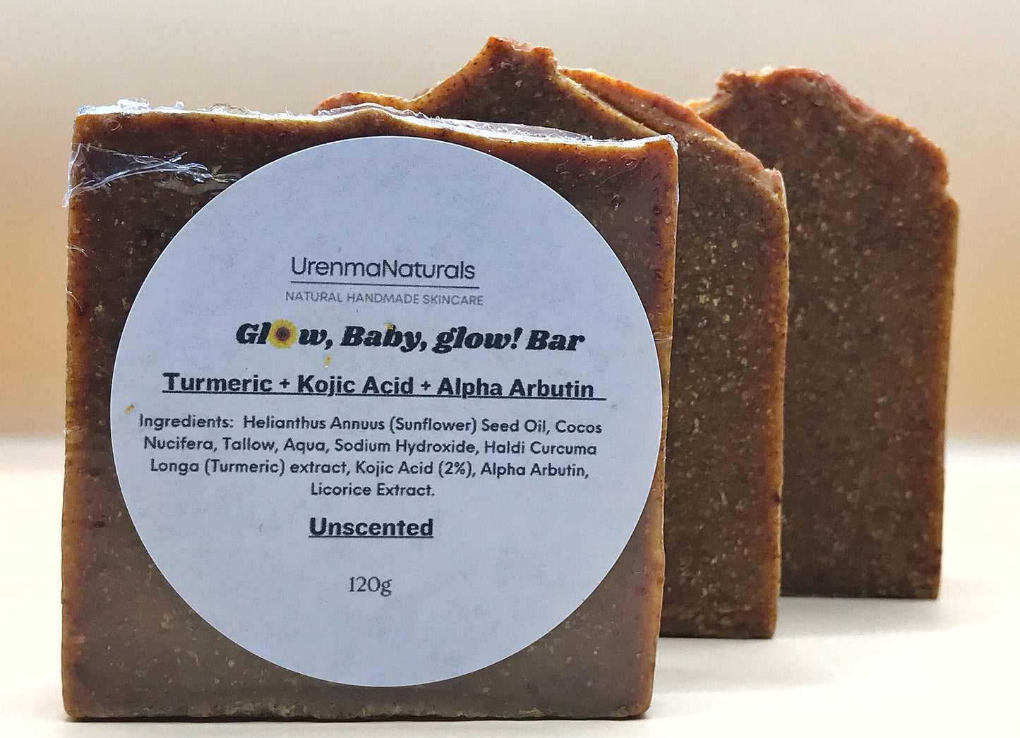 Turmeric x Kojic Acid x Alpha Arbutin Glow Soap