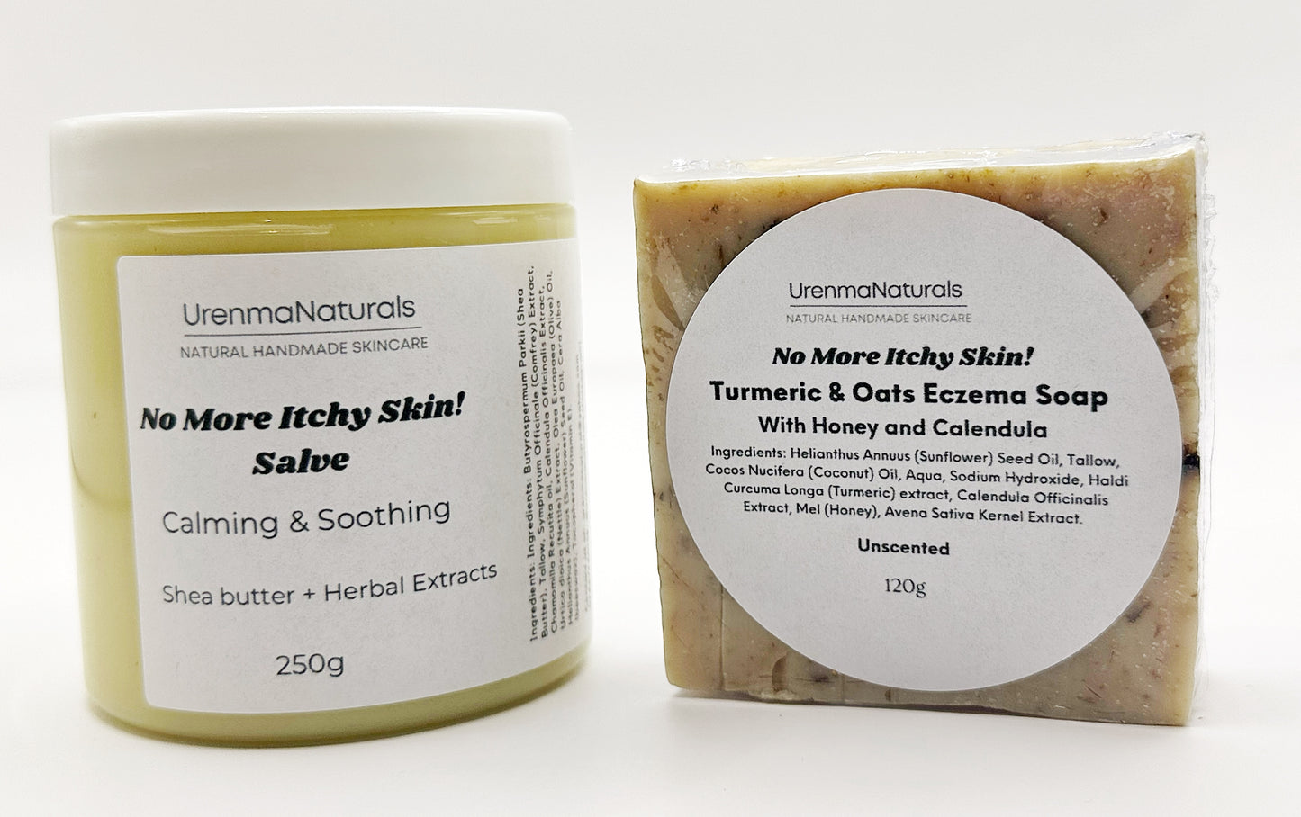 Eczema Bundle (No More Itchy Skin Bundle Soap and Salve)
