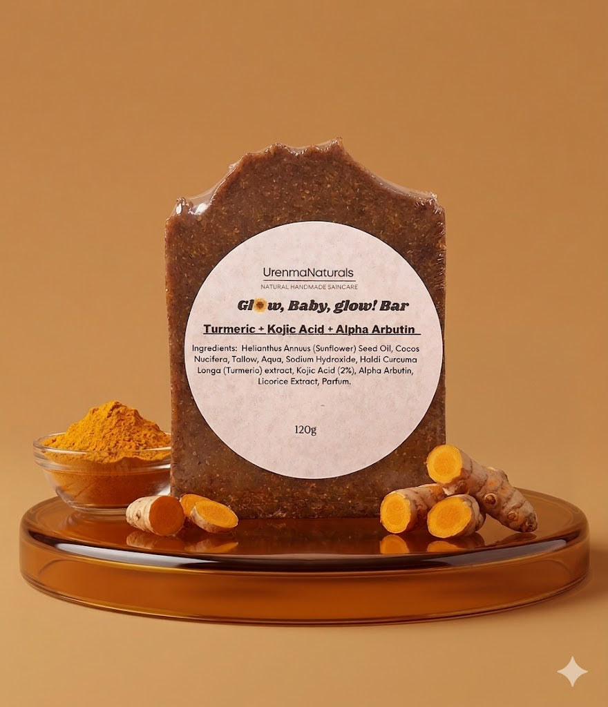 Turmeric Glow Bar (Glow, Baby, Glow! Bar) with Turmeric, Kojic Acid & Alpha Arbutin