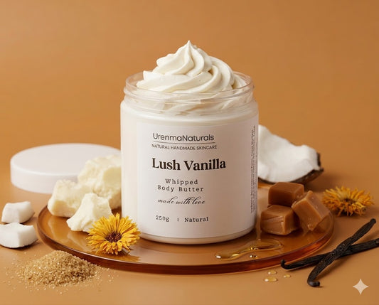 Whipped Body Butter (Gingerbread Cookie, Lush Vanilla, Sweet Lavender, Pure Clouds, Turmeric)