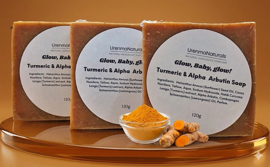 Turmeric Glow Bar (Glow, Baby, Glow! Bar) Turmeric x Kojic Acid x Alpha Arbutin Glow Soap