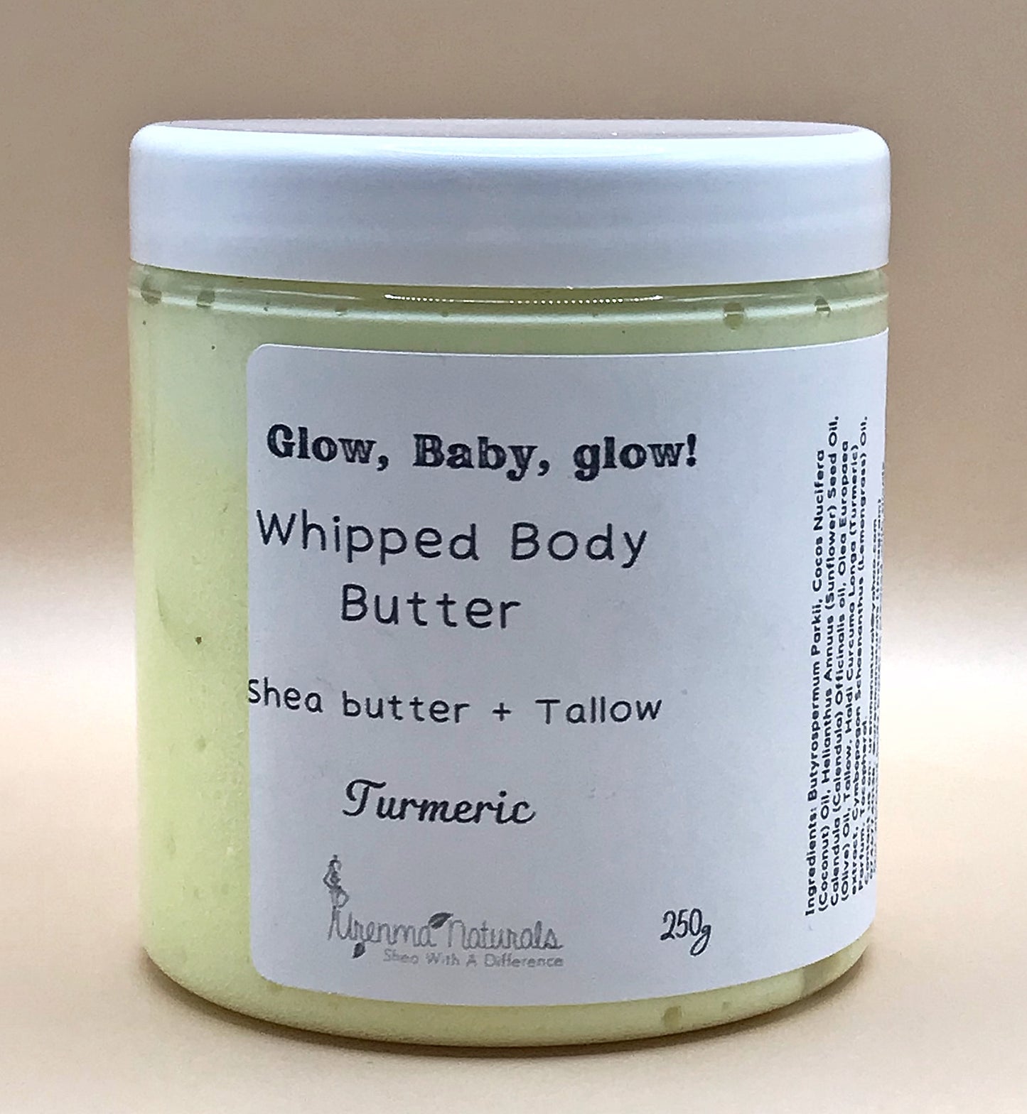 Whipped Body Butter (Gingerbread Cookie, Lush Vanilla, Sweet Lavender, Pure Clouds, Turmeric)