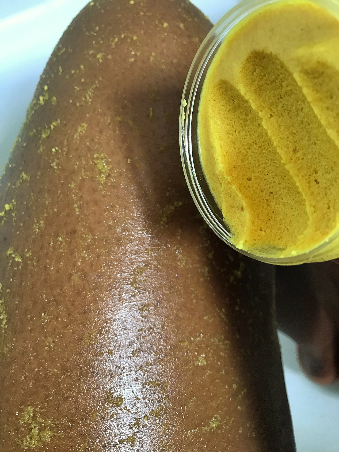 Even Skin, Even Glow, Whipped Sugar Body Scrub.