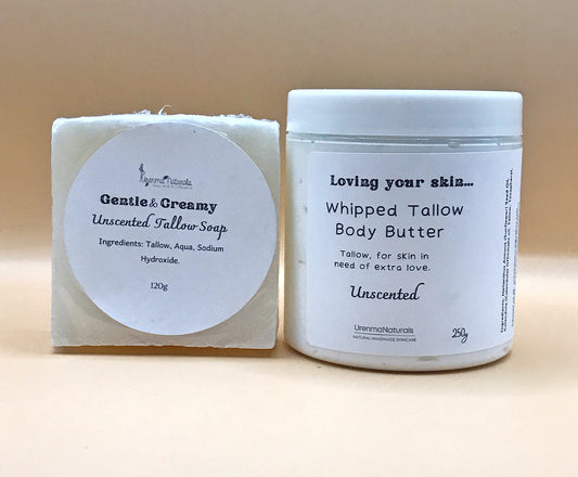 Tallow Whipped Body Butter and Soap Bundle