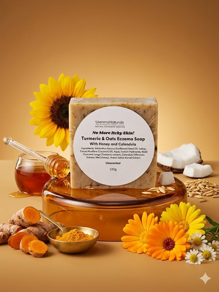 No More Itchy Skin, Turmeric & Oats Eczema Soap