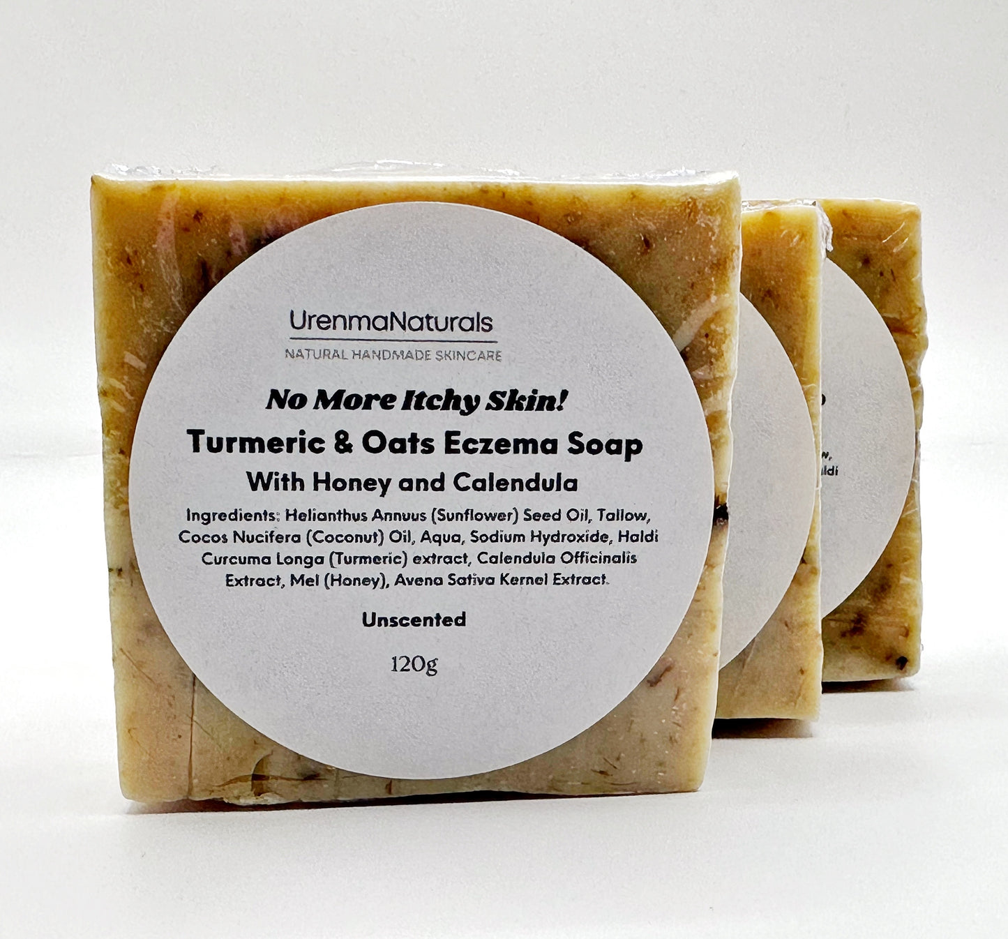 No More Itchy Skin, Turmeric & Oats Eczema Soap