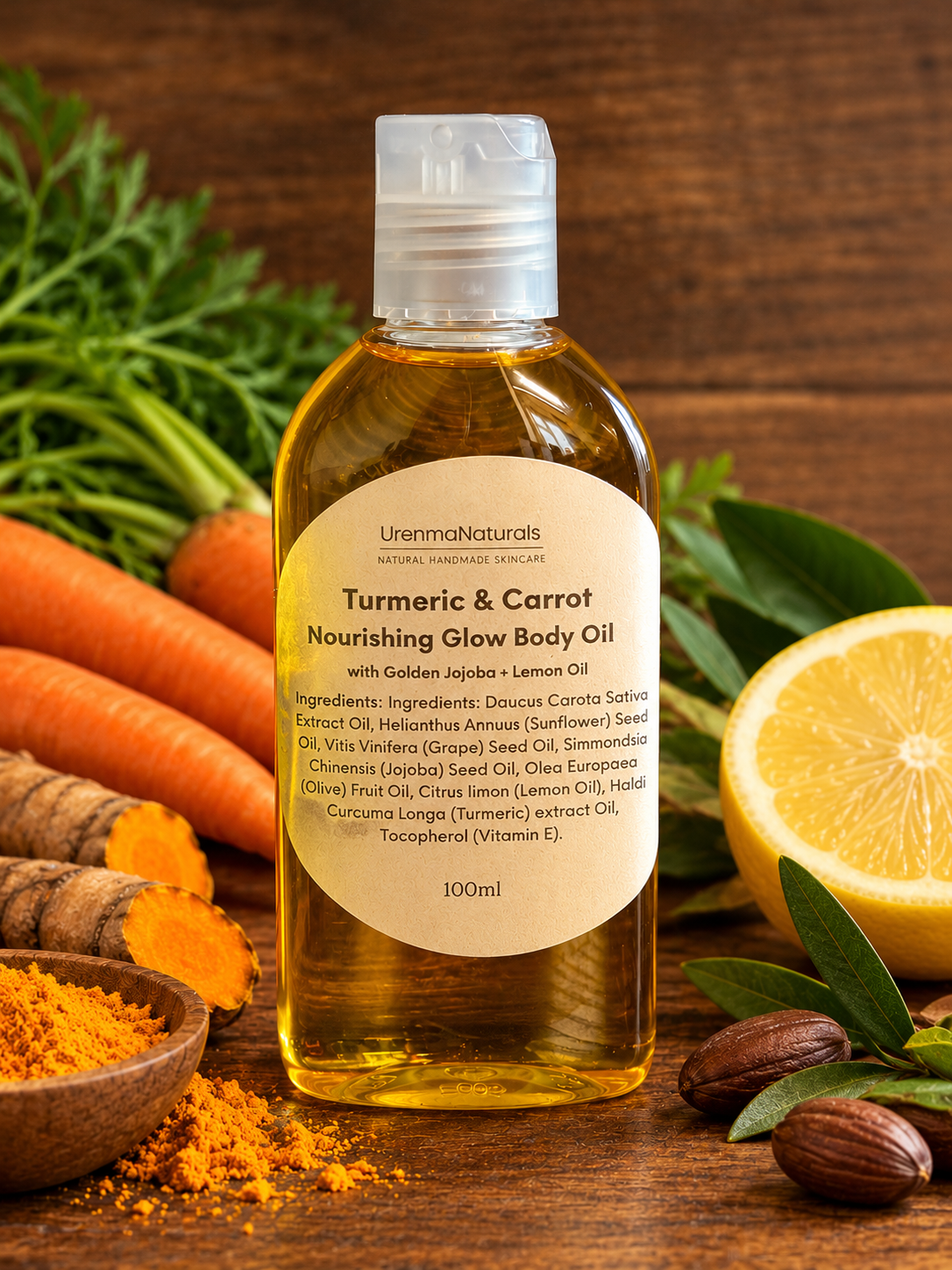 Turmeric & Carrot Nourishing Glow Body Oil