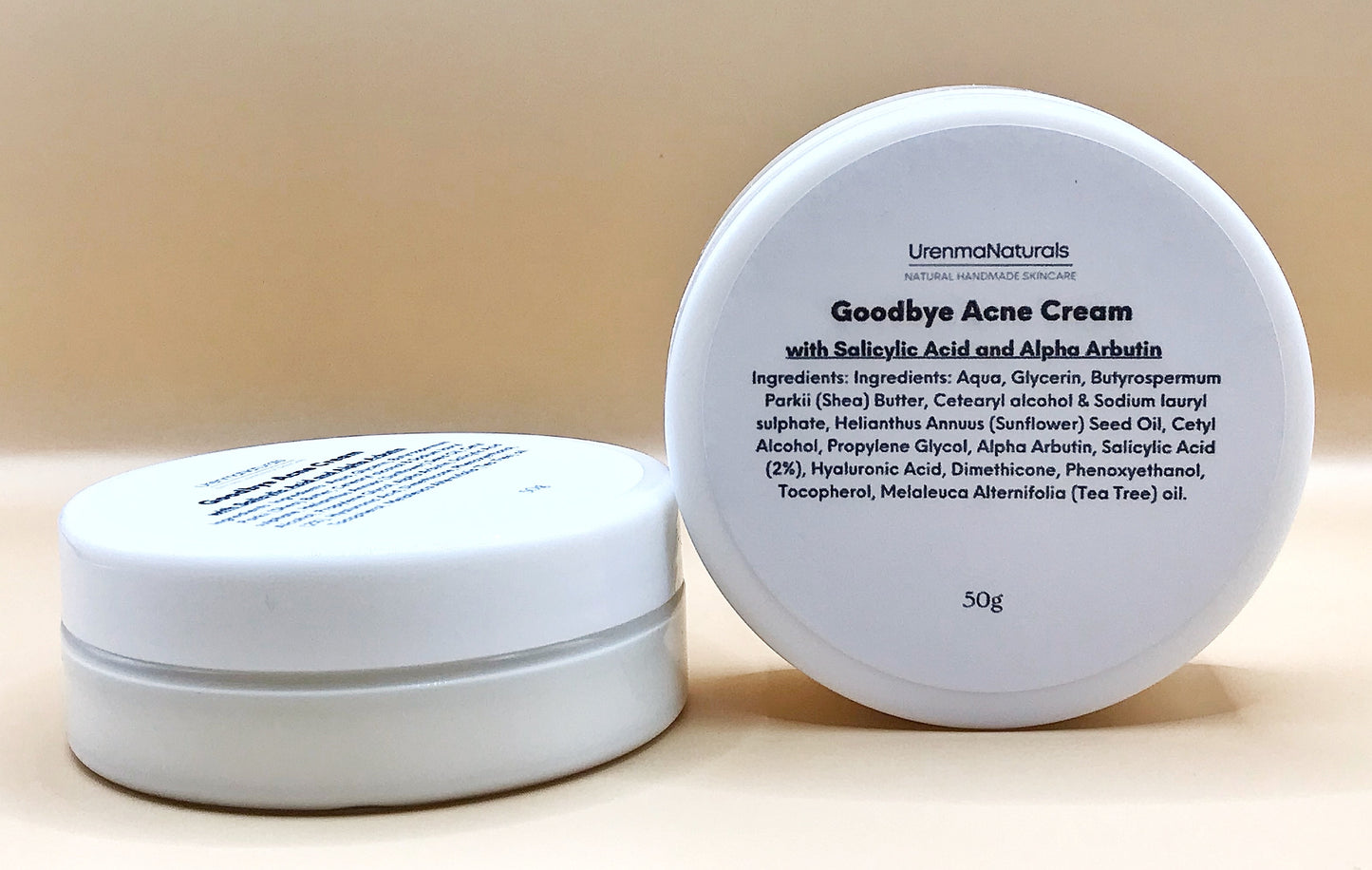 Goodbye Acne Cream (with Salicylic Acid and Alpha Arbutin)