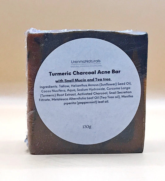 Turmeric Charcoal Acne Bar with Snail Mucin