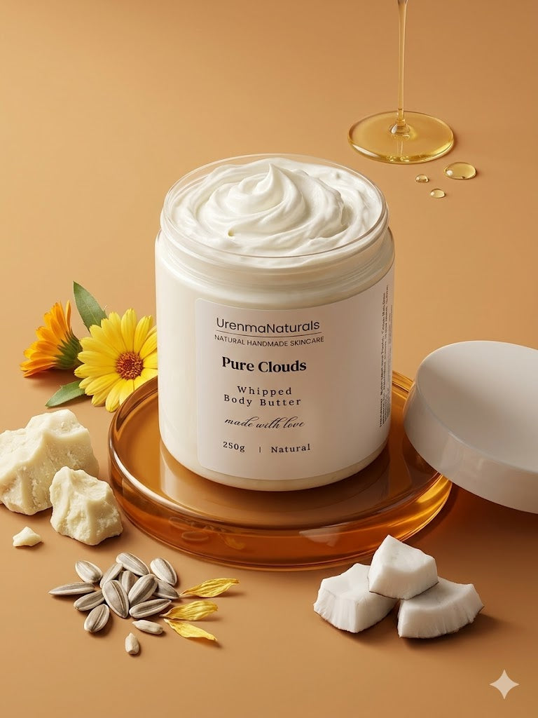 Whipped Body Butter (Gingerbread Cookie, Lush Vanilla, Sweet Lavender, Pure Clouds, Turmeric)