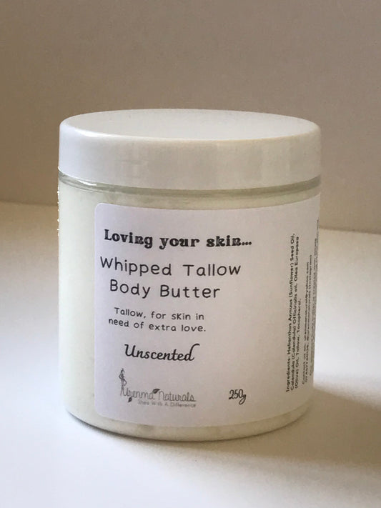 Whipped Tallow Face & Body Butter (Unscented)